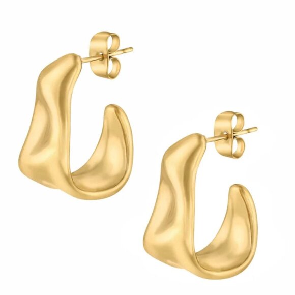 BOHOMOON Tamara Gold Hoop Earrings - Picture 1 of 5
